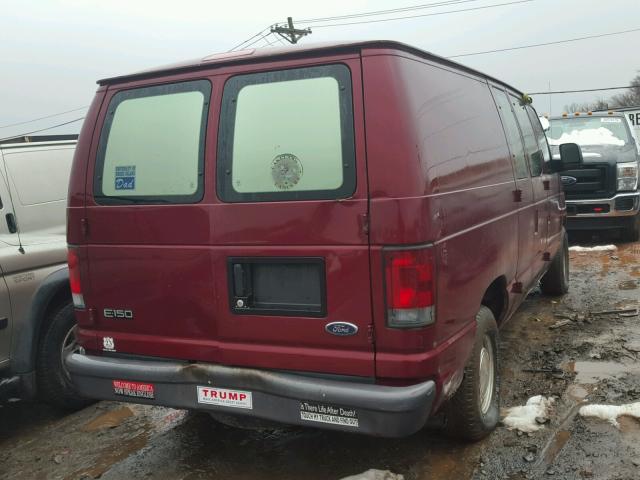 1FTRE142X3HC03851 - 2003 FORD ECONOLINE RED photo 4