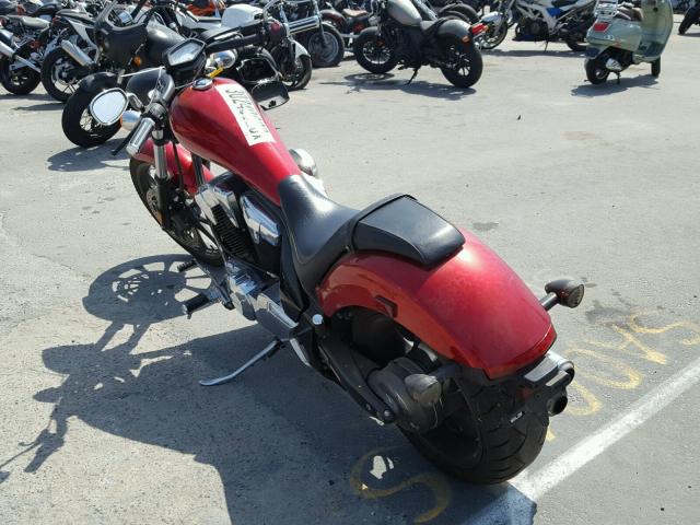 JH2SC6113FK500121 - 2015 HONDA VT1300 CX RED photo 3