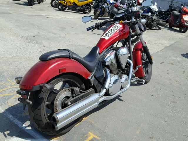 JH2SC6113FK500121 - 2015 HONDA VT1300 CX RED photo 4