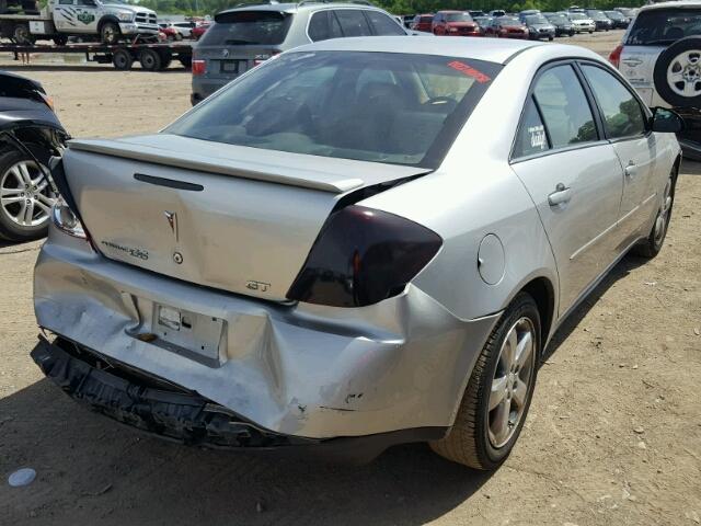 1G2ZH558364285908 - 2006 PONTIAC G6 GT SILVER photo 4