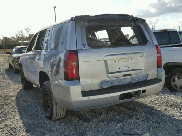 1GNLCDECXHR211283 - 2017 CHEVROLET TAHOE POLI SILVER photo 3