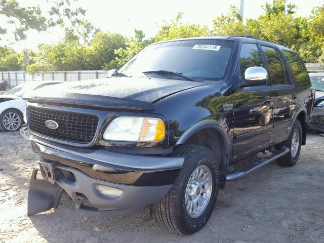 1FMPU16L32LA11050 - 2002 FORD EXPEDITION BLACK photo 2