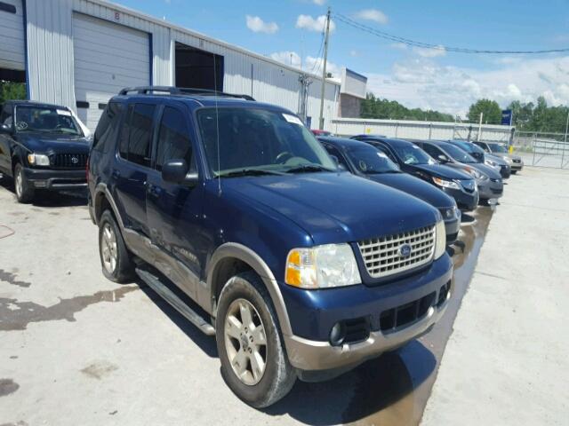 1FMZU64W24UB46195 - 2004 FORD EXPLORER E BLUE photo 1