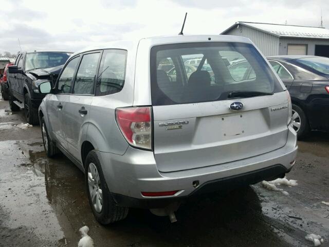 JF2SH61669H772672 - 2009 SUBARU FORESTER 2 SILVER photo 3