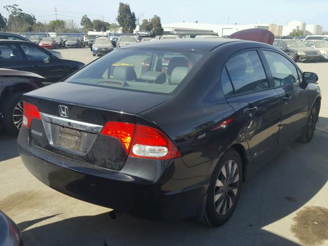 2HGFA1F90BH534974 - 2011 HONDA CIVIC EXL BLACK photo 4
