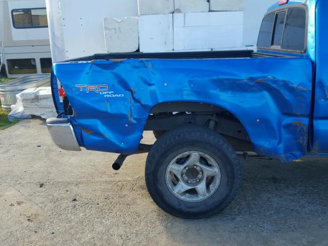 5TETU62N68Z507963 - 2008 TOYOTA TACOMA PRE BLUE photo 9