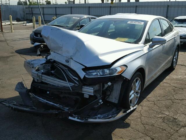 3FA6P0HRXDR362017 - 2013 FORD FUSION SILVER photo 2