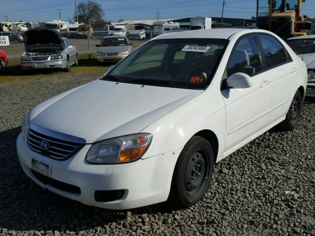 KNAFE121485510970 - 2008 KIA SPECTRA EX WHITE photo 2