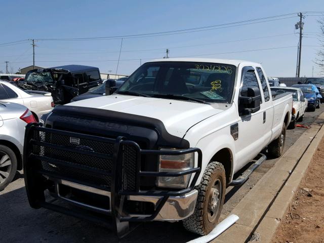 1FTSX20RX8EC27516 - 2008 FORD F250 SUPER WHITE photo 2