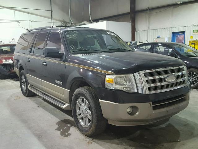 1FMFK15507LA09901 - 2007 FORD EXPEDITION BLACK photo 1