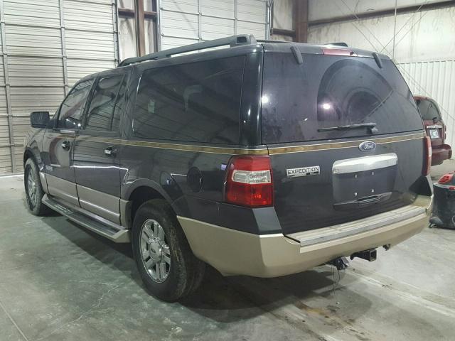 1FMFK15507LA09901 - 2007 FORD EXPEDITION BLACK photo 3