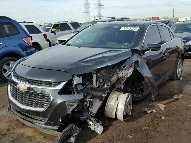 1G11C5SL4EF198529 - 2014 CHEVROLET MALIBU 1LT BLACK photo 2