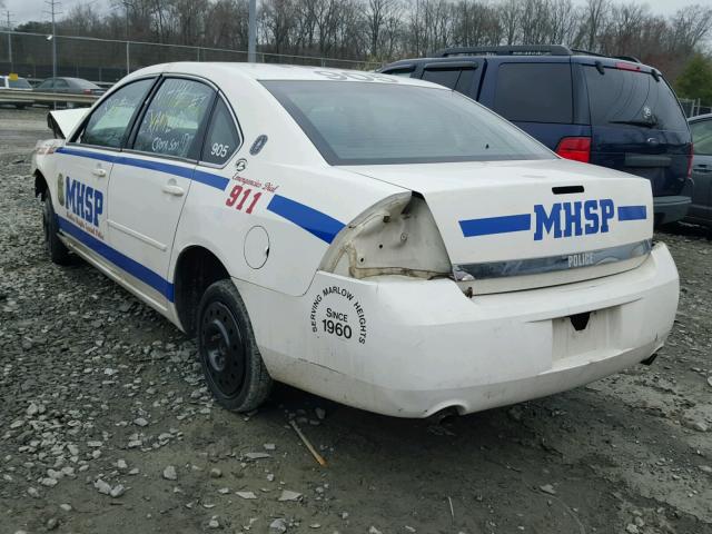 2G1WS551269394840 - 2006 CHEVROLET IMPALA POL WHITE photo 3