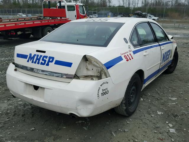 2G1WS551269394840 - 2006 CHEVROLET IMPALA POL WHITE photo 4