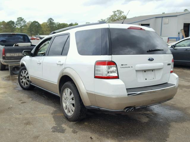 1FMDK07W48GA26881 - 2008 FORD TAURUS X E WHITE photo 3