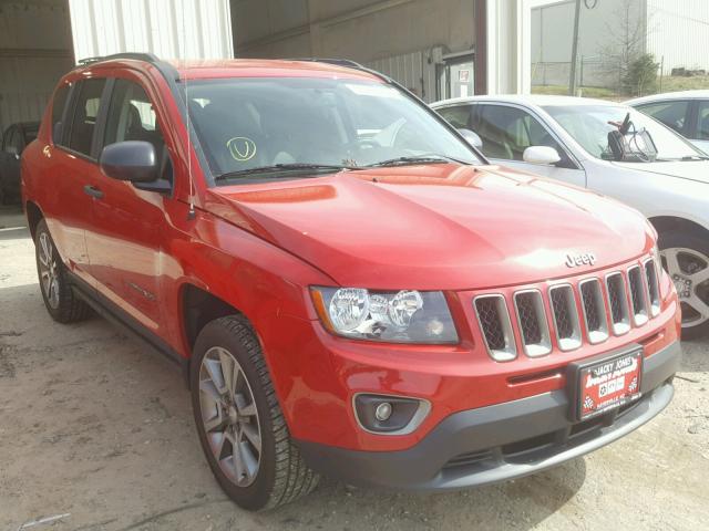 1C4NJDBB5GD784851 - 2016 JEEP COMPASS SP RED photo 1