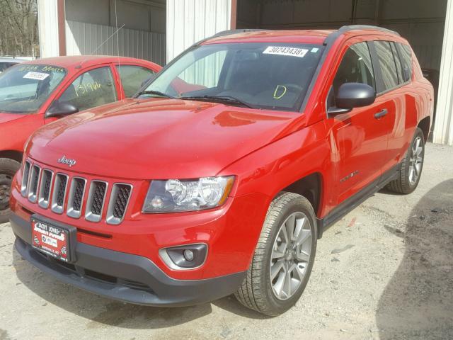 1C4NJDBB5GD784851 - 2016 JEEP COMPASS SP RED photo 2