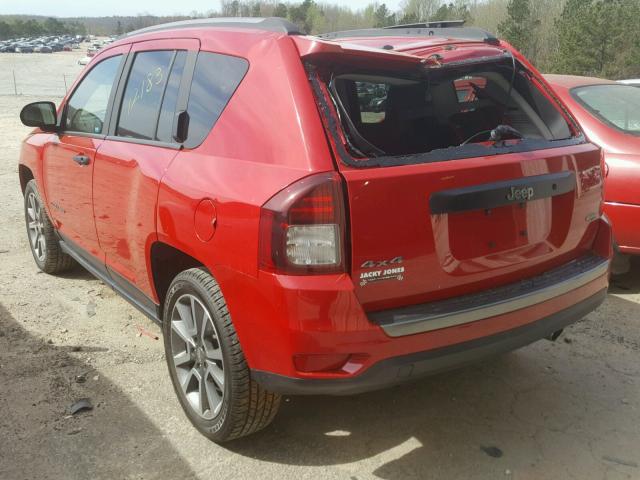 1C4NJDBB5GD784851 - 2016 JEEP COMPASS SP RED photo 3