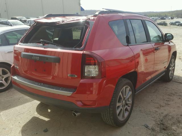 1C4NJDBB5GD784851 - 2016 JEEP COMPASS SP RED photo 4