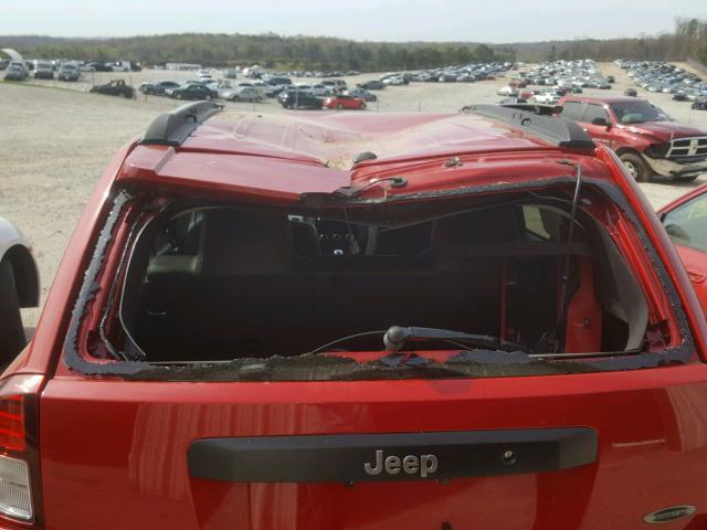 1C4NJDBB5GD784851 - 2016 JEEP COMPASS SP RED photo 9