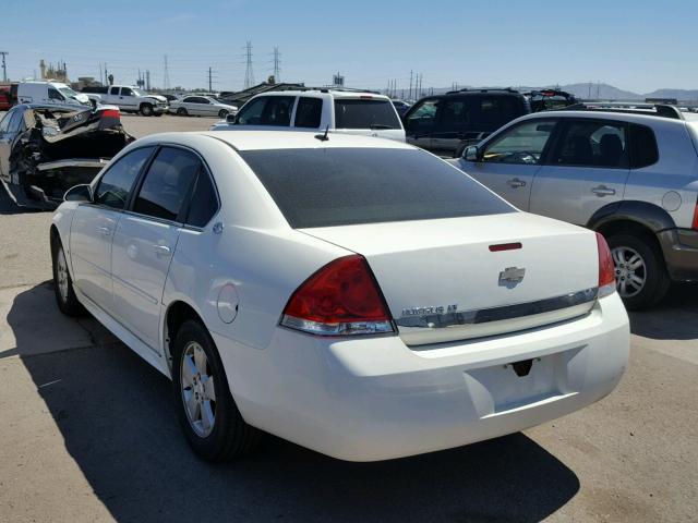 2G1WT57NX91248511 - 2009 CHEVROLET IMPALA 1LT WHITE photo 3