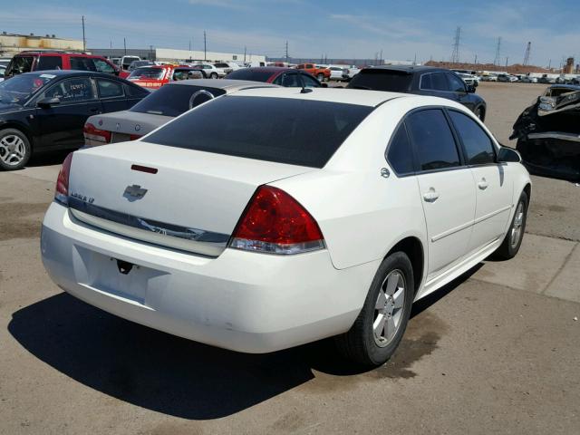 2G1WT57NX91248511 - 2009 CHEVROLET IMPALA 1LT WHITE photo 4