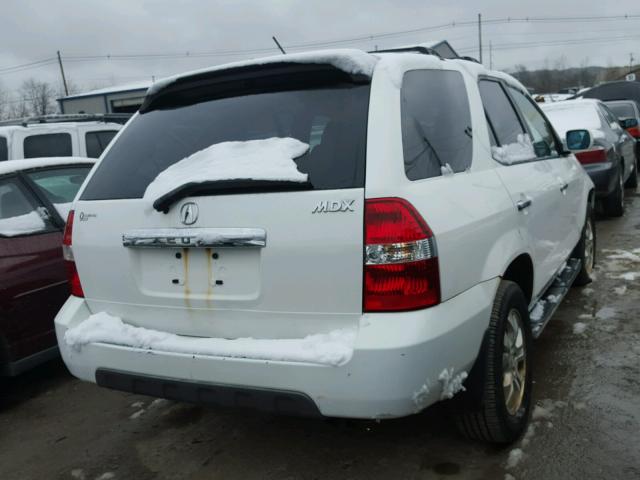 2HNYD18673H506098 - 2003 ACURA MDX TOURIN WHITE photo 4