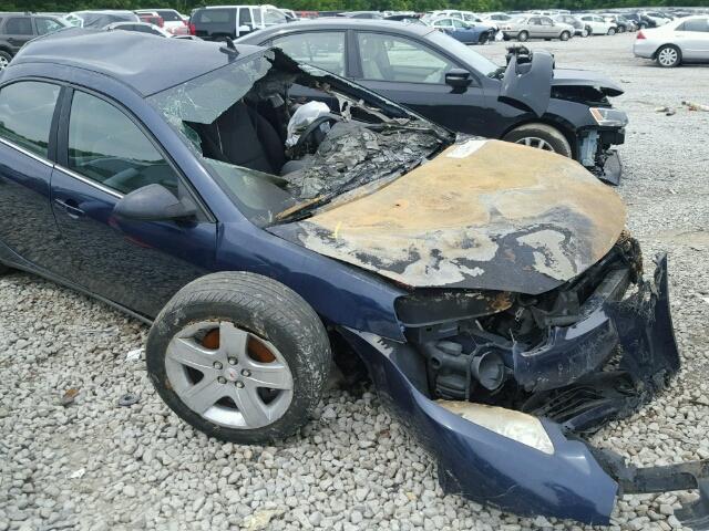 1G2ZG57B694123318 - 2009 PONTIAC G6 BURN photo 9