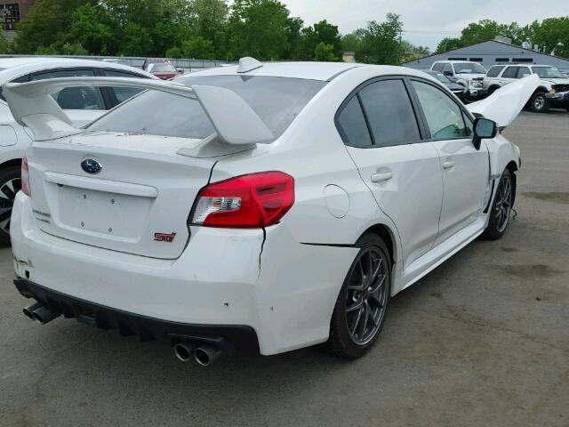 JF1VA2S68F9819820 - 2015 SUBARU WRX STI WHITE photo 4