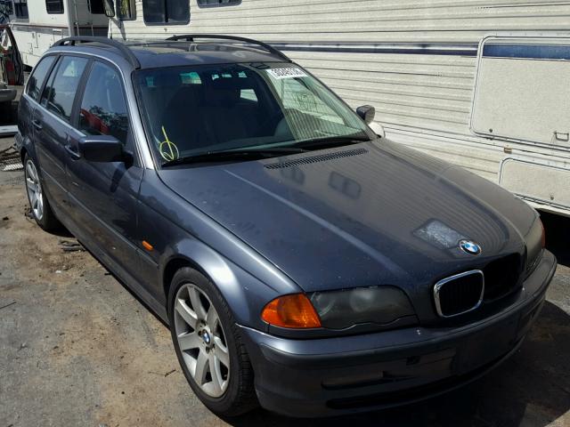 WBAAW334X1ET43242 - 2001 BMW 325 IT GRAY photo 1