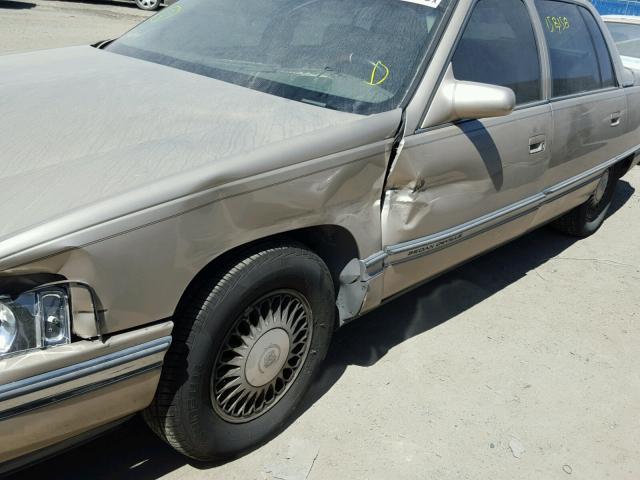 1G6KD52B0RU283050 - 1994 CADILLAC DEVILLE GOLD photo 9