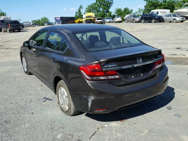 2HGFB2F69DH529221 - 2013 HONDA CIVIC HF GRAY photo 3