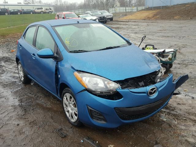 JM1DE1HZ8B0129988 - 2011 MAZDA MAZDA2 BLUE photo 1