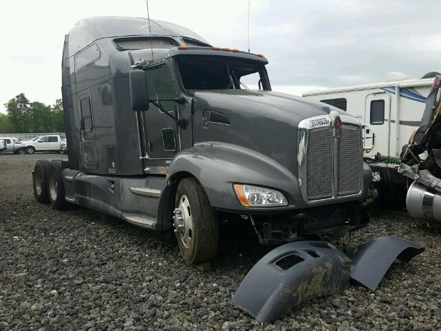 1XKAD49X7BJ280355 - 2011 KENWORTH CONSTRUCTI GRAY photo 1