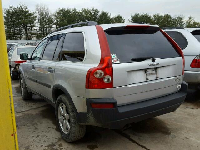 YV1CM59H941118565 - 2004 VOLVO XC90 SILVER photo 3