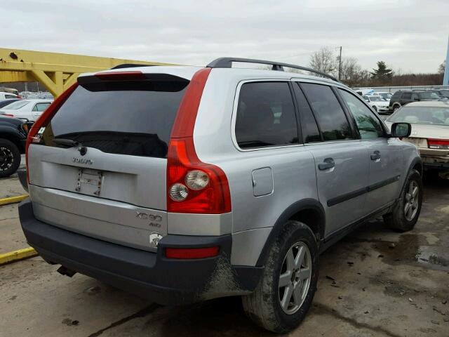 YV1CM59H941118565 - 2004 VOLVO XC90 SILVER photo 4