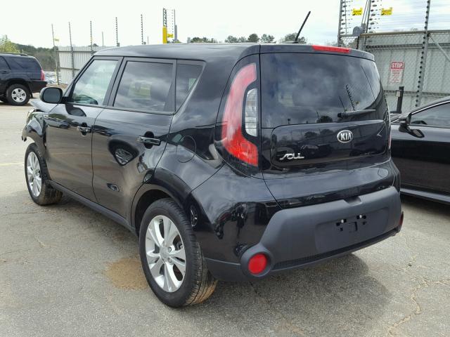 KNDJP3A52F7184644 - 2015 KIA SOUL + BLACK photo 3