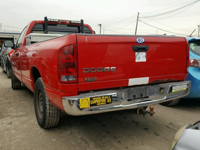 1D7HA16K92J182055 - 2002 DODGE RAM 1500 RED photo 3