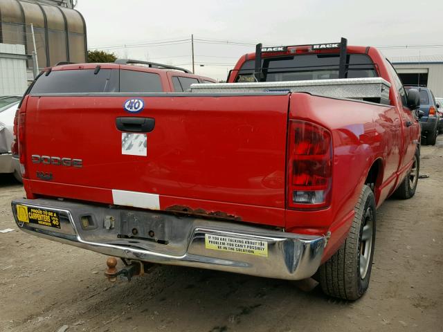 1D7HA16K92J182055 - 2002 DODGE RAM 1500 RED photo 4