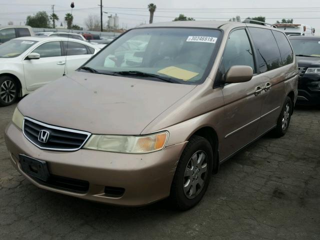 5FNRL180X3B095973 - 2003 HONDA ODYSSEY EX GOLD photo 2