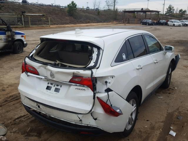 5J8TB3H32EL015579 - 2014 ACURA RDX BASE WHITE photo 4