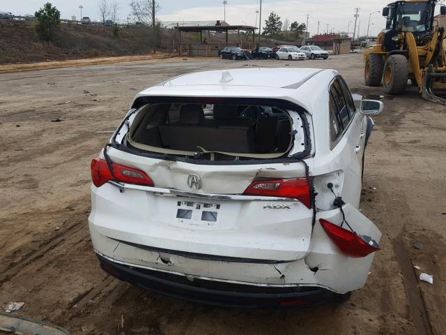 5J8TB3H32EL015579 - 2014 ACURA RDX BASE WHITE photo 9