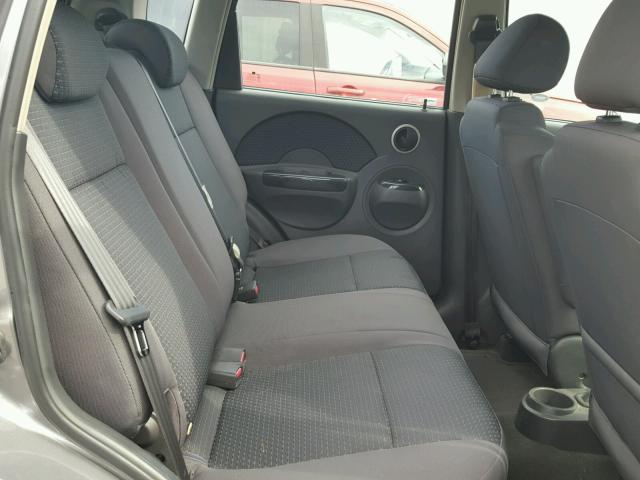 KL1TD66698B259707 - 2008 CHEVROLET AVEO BASE Gri fotoğraf 6