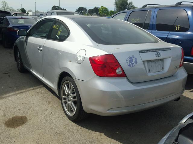 JTKDE177X60085538 - 2006 TOYOTA SCION TC 银色 照片 3