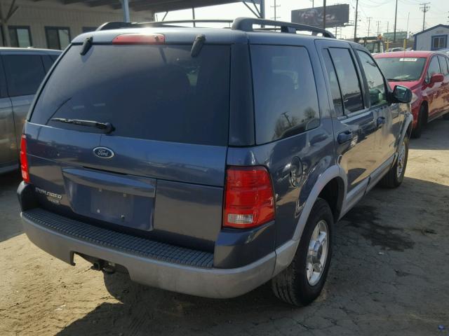 1FMZU63K62ZC84241 - 2002 FORD EXPLORER X BLUE photo 4