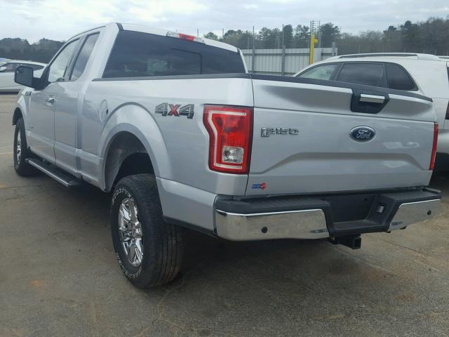 1FTFX1EG8FFC51811 - 2015 FORD F150 SUPER SILVER photo 3