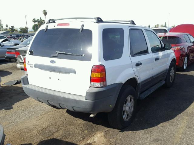 1FMYU03113KC53182 - 2003 FORD ESCAPE XLT WHITE photo 4