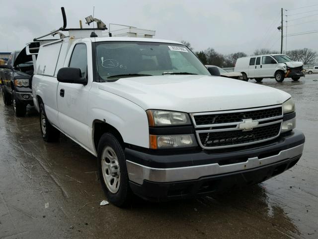 1GCEC14X27Z149087 - 2007 CHEVROLET SILVERADO WHITE photo 1