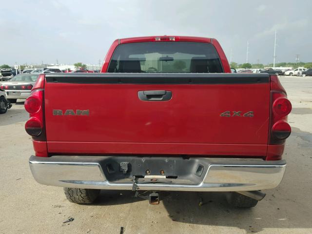 1D7HU16N28J215049 - 2008 DODGE RAM 1500 S RED photo 6