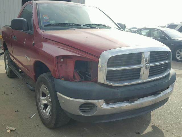 1D7HU16N28J215049 - 2008 DODGE RAM 1500 S RED photo 9